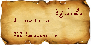 Énisz Lilla névjegykártya